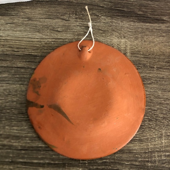 Mexican Hand Painted Clay Decorative Plate - Picture 7 of 11